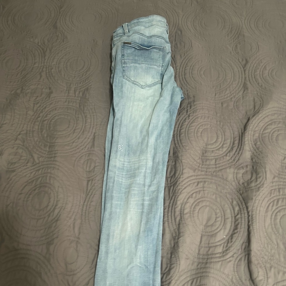Light Wash Men's Skinny Jeans - Classic Slim Fit